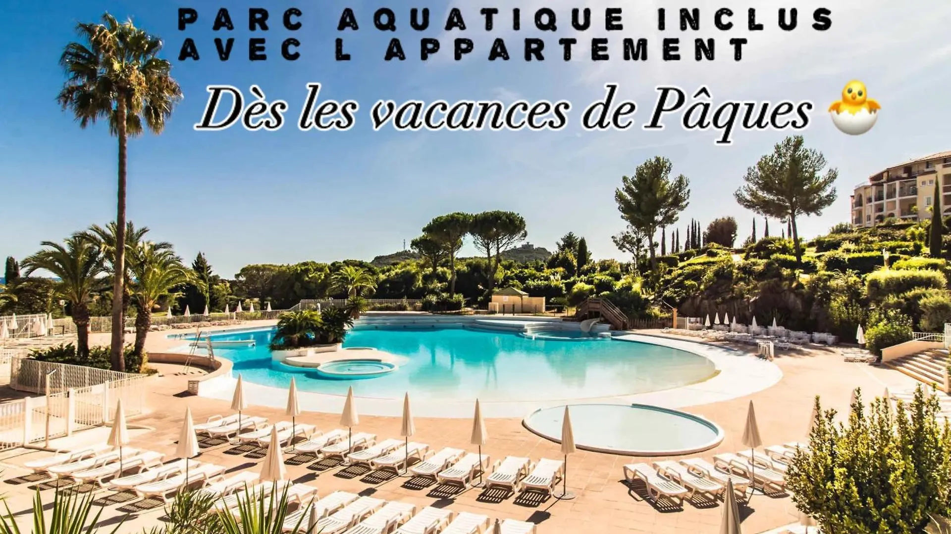 Apartment Le Jardin Du Cap Esterel Fh007 , Piscine Chauffee A Partir Du 05 Avril,Parc Aquatique,Animations Restaurants,Boutiques, Activites Sportives Saint-Raphael